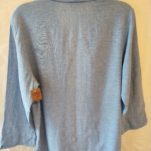 JACKLYN SMITH 2PC LINEN SHIRT & JACKET SET WOMEN'S SIZE MEDIUM - Picture 12 of 16